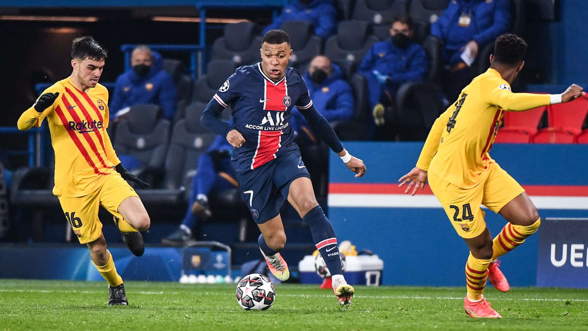 Kylian Mbappe lors de Barca PSG 1 4 Ligue des champions le 10 mars 2021 1825990